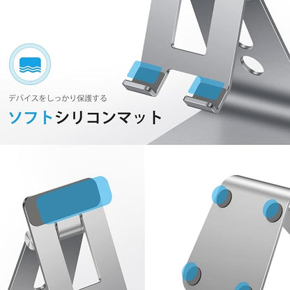 OMOTON Adjustable Tablet Stand for Desk, Upgraded Longer Arms for Greater - Image 8