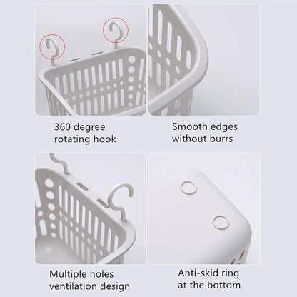 3PCS Plastic Hanging Baskets for Shower, Organizer - Image 5