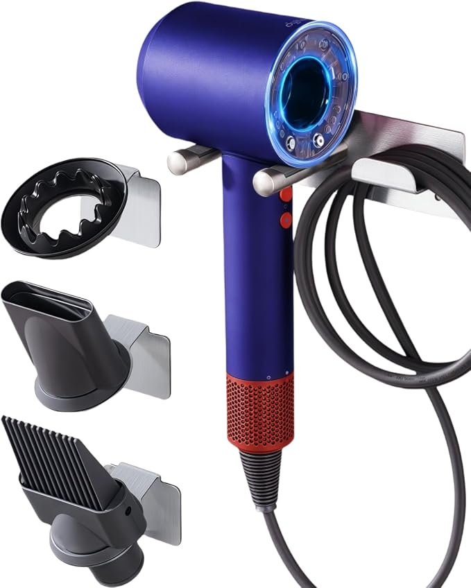 Dyson Hair Dryer Holder, Hair Dryer Wall Mount Organizer by PTALSEAW-PortableDryerHolder