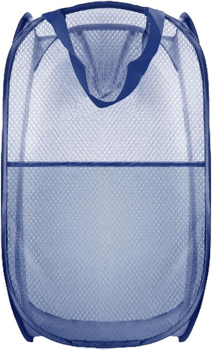 Collapsible Pop Up Laundry Hamper, Extra Large Mesh Foldable Laundry Basket by BuyongwantJewelry