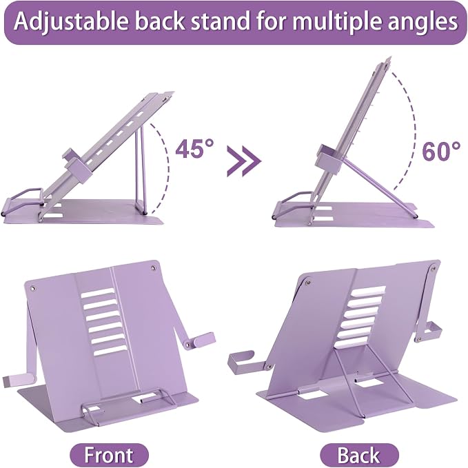 Metal Desk Book Stand for Reading - Image 5