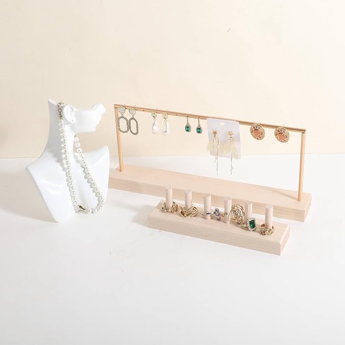 GemeShou wooden earring holder organizer - Image 5