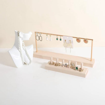 GemeShou wooden earring holder organizer - Image 5