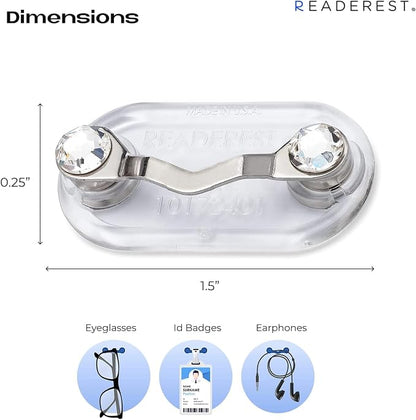 Readerest Magnetic Eyeglass Holder, Eyewear Shirt Clip - Image 3