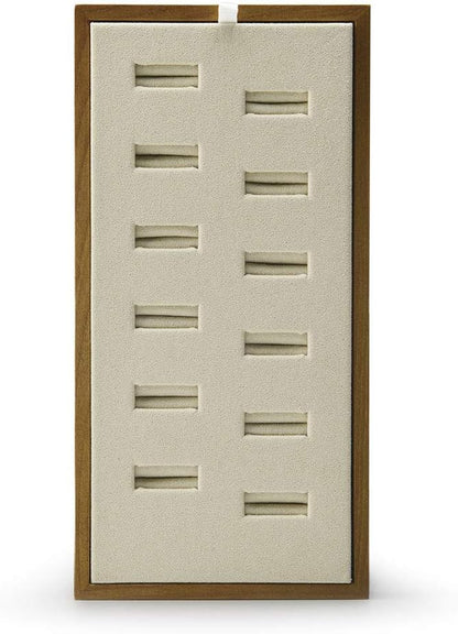 Oirlv Solid Wood Jewelry Display Tray 12 Slots Ring Holder Showcase Organizer by Oirlv