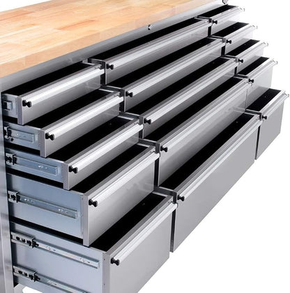 72" Stainless Steel Rolling Tool Chest - Image 7