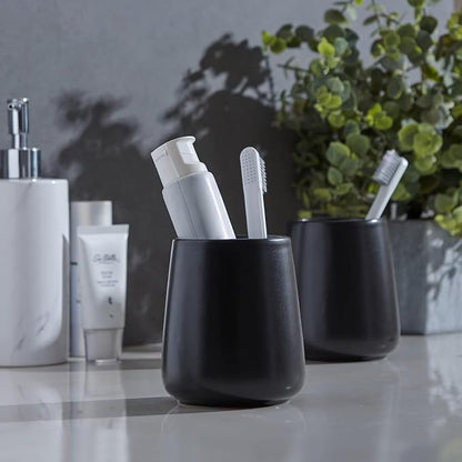 Black Toothbrush Holder for Bathroom - Image 4