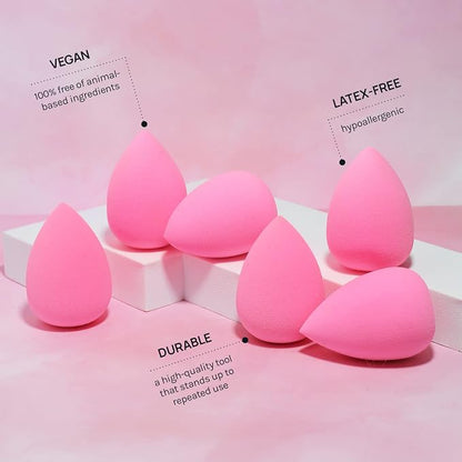 AOA Studio Collection makeup Sponge Set Latex Free and High-definition Set of 6 - Image 8