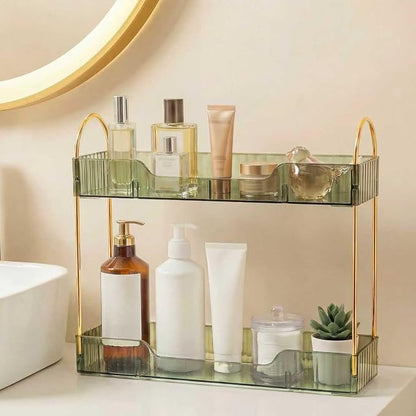 Bathroom Countertop Organizer, 2-Tier Slim Vanity Storage Rack by Unknown