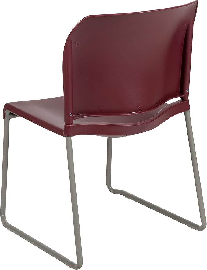 Flash Furniture HERCULES Series 880 lb. Capacity Burgundy Full Back Contoured - Image 7