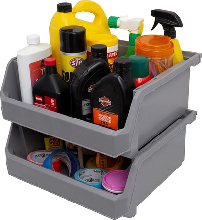 Plastic Containers for Organizing and Storage Bins for Closet, Garage or Pantry - Image 8