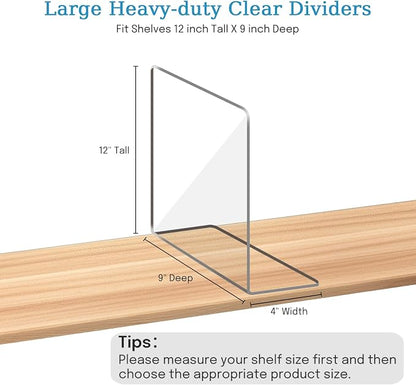 OKPOW Shelf Dividers Closet Organizer - Image 5