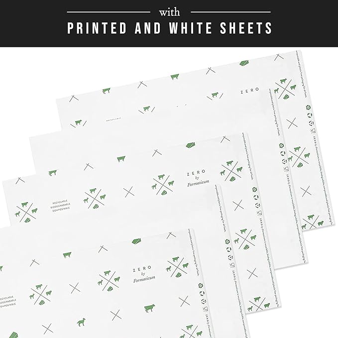 Formaticum 30-Pack Zero Cheese Storage Paper, Compostable, Biodegradable - Image 2