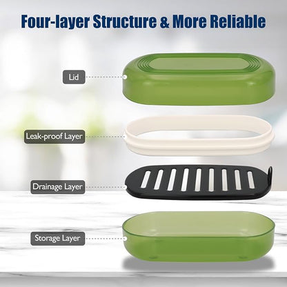 Shampoo Bar Holder Travel Case for Two Bars – Compatible - Image 5