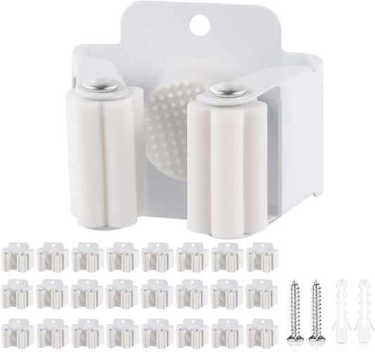 Verdenu 25 Pack Broom Holder Wall Mount, Mop and Broom Holder Wall Mount by Verdenu