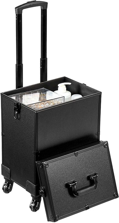 VEVOR Makeup Train Case Professional Makeup Storage Organizer Box Make Up - Image 9