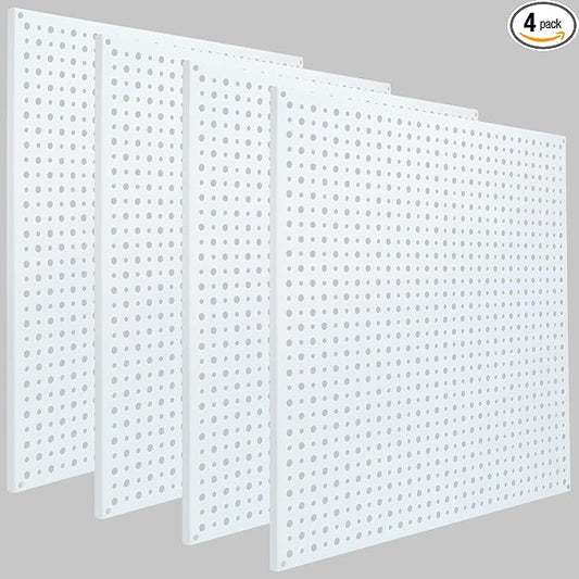 Pegboard Rack Garage Storage Steel Horizontal Peg Board Pack, Steel Pegboard by Daanxw