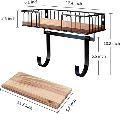 TJ.MOREE Ironing Board Hanger Metal Wall Mount Iron and Ironing Board Holder - Image 6