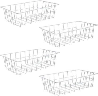 Orgneas Freezer Organizer Bins Metal Wire Storage Baskets by Orgneas