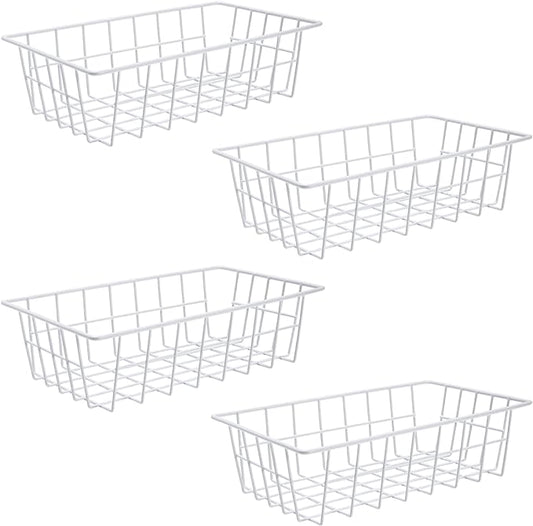 Orgneas Freezer Organizer Bins Metal Wire Storage Baskets by Orgneas