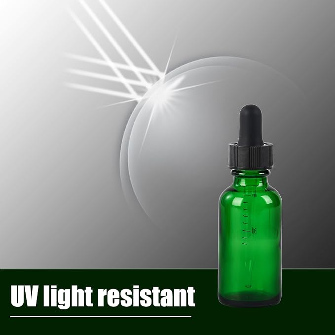 24 Pcs, 1oz Glass Dropper Bottle, Leakproof Tincture Bottles - Image 4