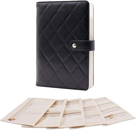 Travel Jewelry Organizer Case ， Portable Jewelry Organizers Storage Book by Sbrinnaliao