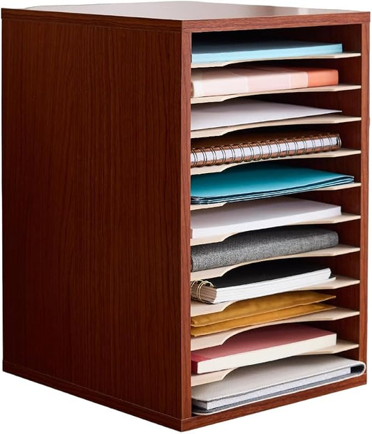 Safco Vertical Literature Organizer, 11 Compartments, Office and Classroom by SafcoProducts