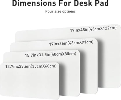 Aothia Leather Desk Pad Protector, Mouse Pad, Office Desk Mat, Non-Slip PU - Image 7
