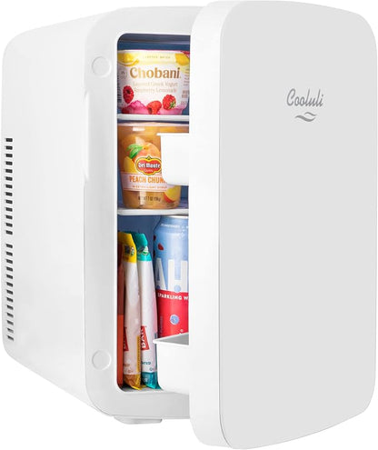 Cooluli 15L Mini Fridge for Bedroom, Office Desk & College Dorm - 12V Portable - Image 2