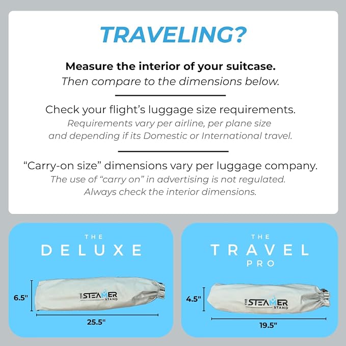Travel Pro | Adjustable Standing Garment Steaming Rack - Image 4
