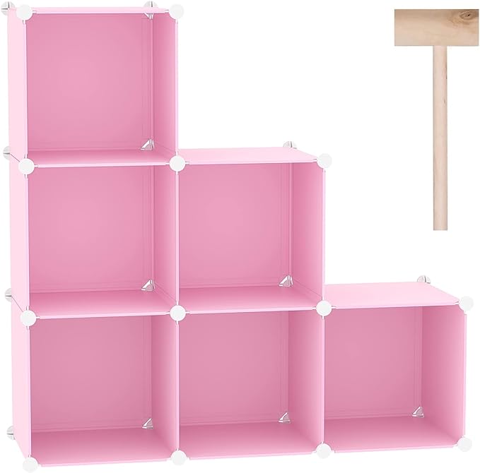 C&AHOME Cube Storage Organizer, 6-Cube Shelves Units, Closet Cabinet, DIY by CAHOME
