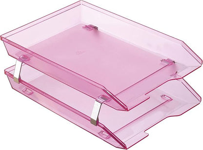 Acrimet Facility 2 Tier Letter Tray, Front Load, Letter Size/A4, Desktop File by Organizingyourlife