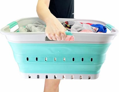 SAMMART 42L Collapsible Plastic Laundry Basket - Image 8