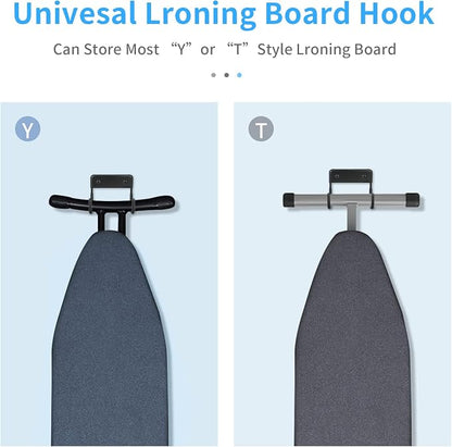 BiJun Ironing Board Holder Wall Mount, Ironing Board Hanger - Image 3