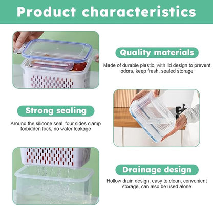 iayokocc 2 Pack Fruit Storage Containers - Image 4