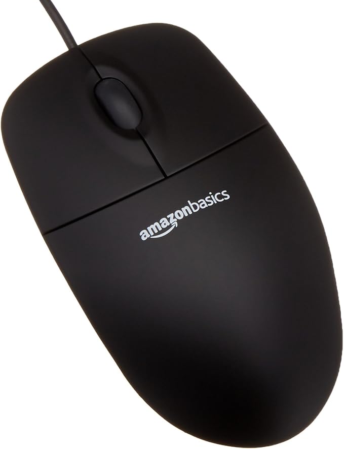 Amazon Basics Wired Computer Keyboard & Mouse - Image 2