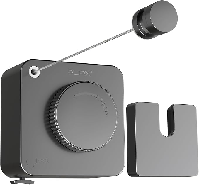 Retractable Clothesline Indoor, Non-Sagging Outdoors Clothesline Retracting by PLIRX