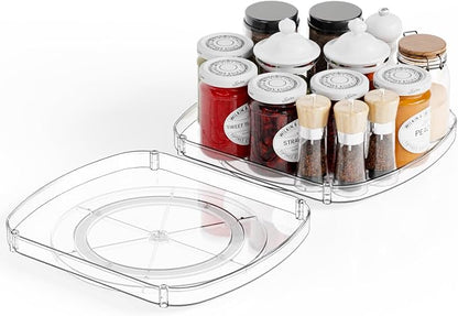 Yieach 2 Pack Rectangle Lazy Susan - Image 9