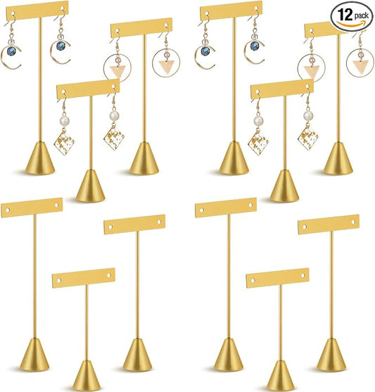 Marsui 12 Pcs Earring Display Set Earring T Bar Display Earring Holders by Marsui