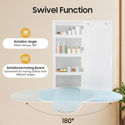 Wall-Mounted Ironing Board Cabinet - Image 2