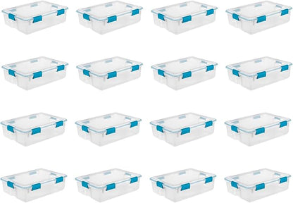 Sterilite 16-Pack Gasket Box, Weather-Resistant Storage Bins - Image 8