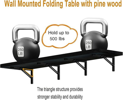 IAE Floating Wall Mounted Folding Table Desk - Image 5