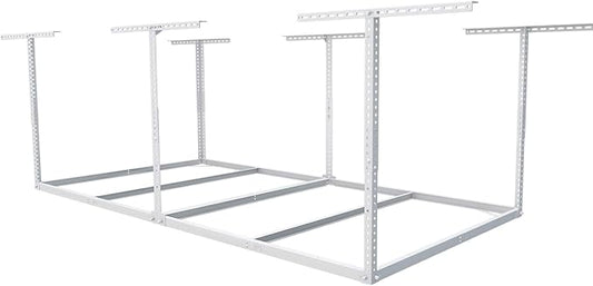 FLEXIMOUNTS 4x8 Overhead Garage Storage Rack without Decking, Garage Storage by FLEXIMOUNTS
