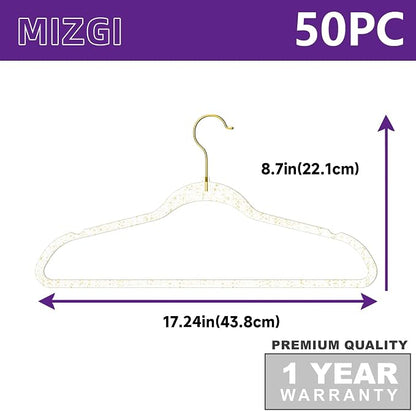 Premium Clear Invisible Acrylic Hangers, Crystal Plastic Hangers - Image 4