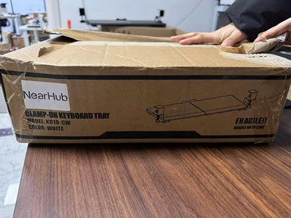NearHub Large Keyboard Tray Under Desk Slide Out - Image 11