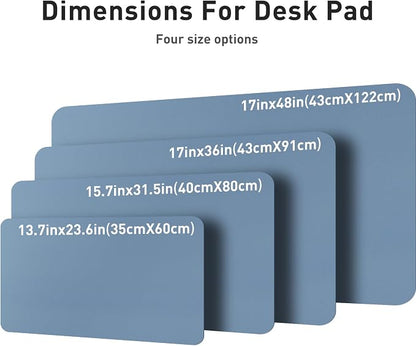 Aothia Leather Desk Pad Protector, Office Desk Mat, Large Mouse Pad, Non-Slip - Image 7