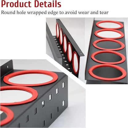 Spray Bottle Storage Rack, Wall-mounted Garage Bottle Organizer - Image 4
