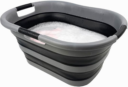 SAMMART 40L Collapsible Plastic Laundry Basket - Image 5