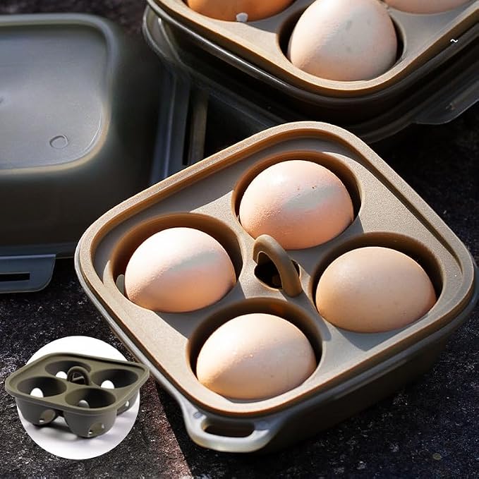 4 Girds Egg Holder Container - Image 3