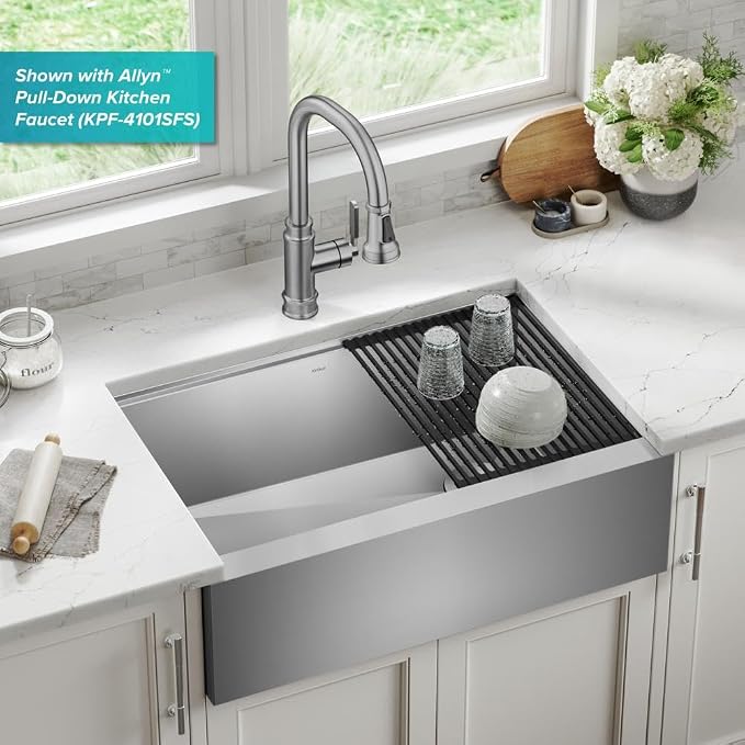 Kraus Kore 30-Inch Farmhouse Workstation - Image 2